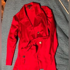 DanaBuchman Med red coat